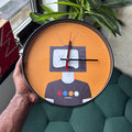 "NO SIGNAL" Art Clock