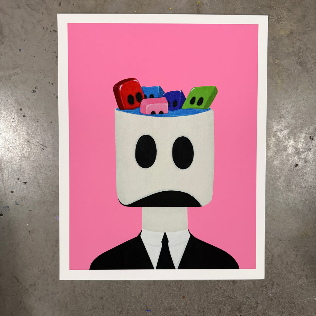 "OPEN MINDED" - Pink Noise Edition Print (11 x 14 inches)
