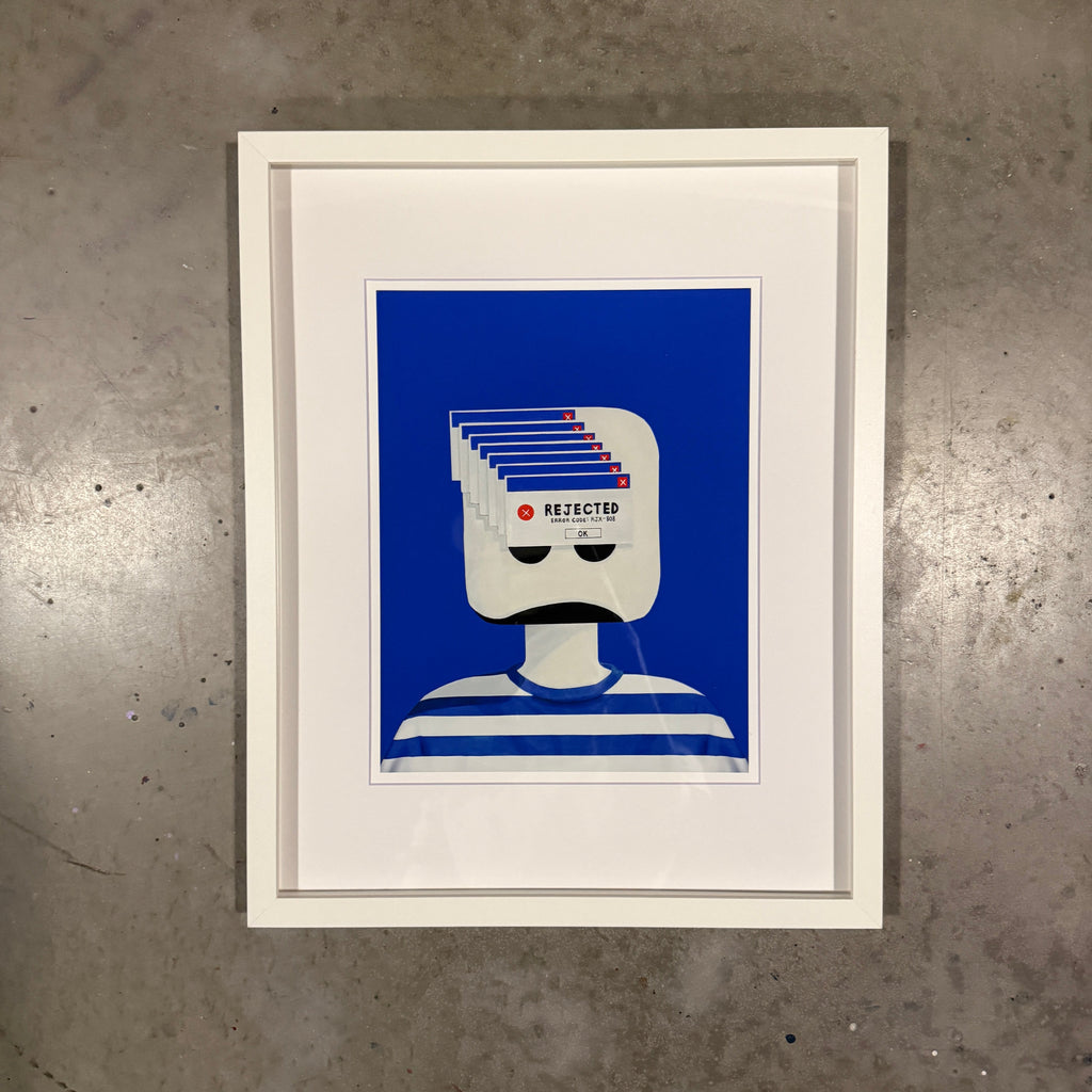 "ERROR-REJEX" - Code Blue Edition Print
