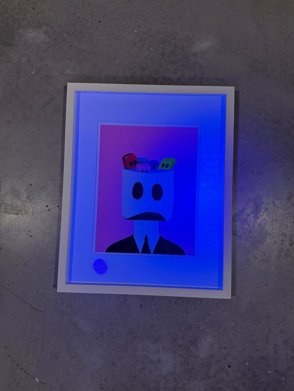 "OPEN MINDED" - Pink Noise Edition Print (11 x 14 inches)