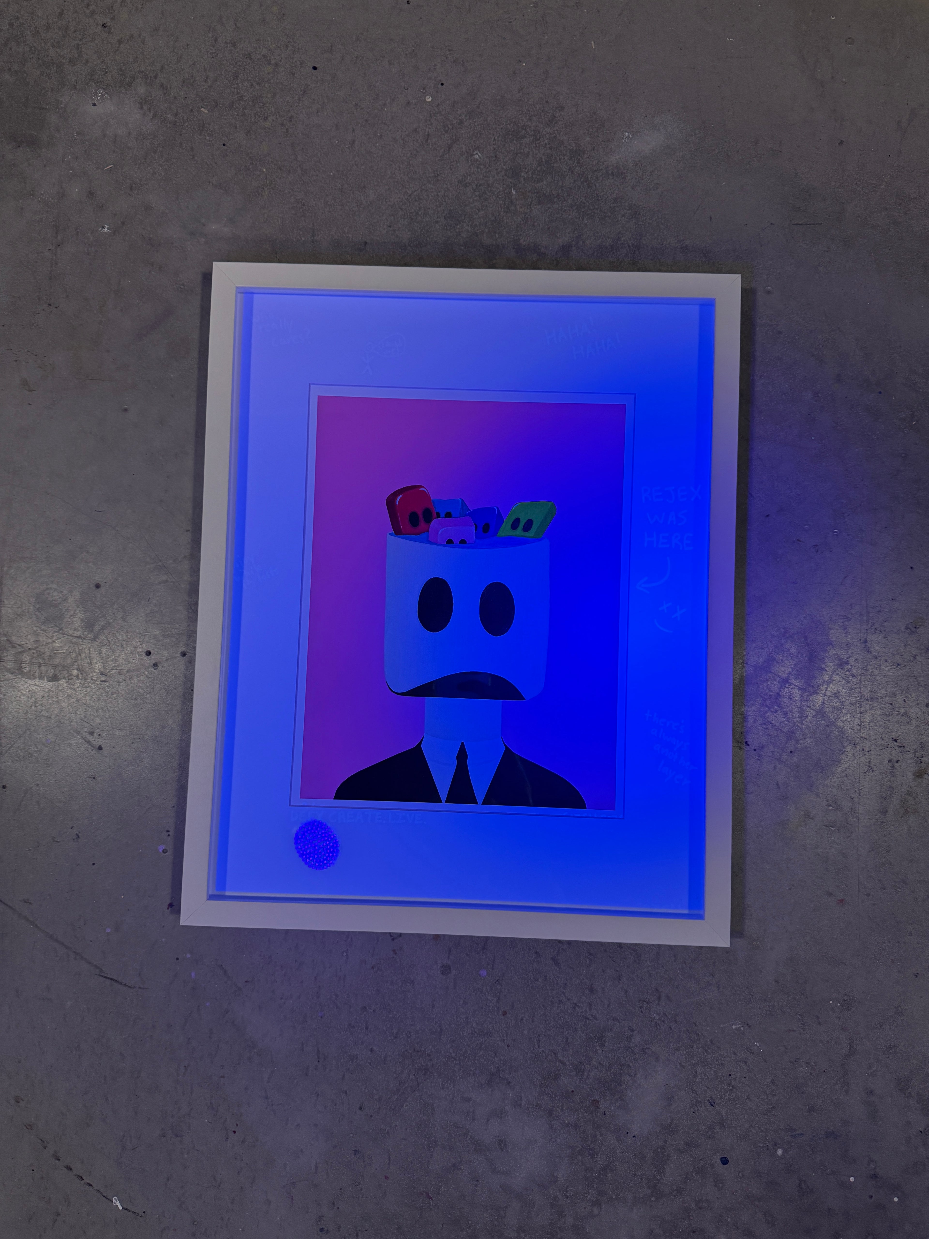 "OPEN MINDED" - Pink Noise Edition Print (11 x 14 inches)